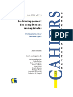 Compétences Managériales