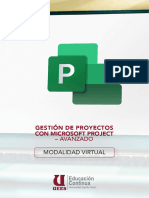 Oct Contenido - Gestión de Proyectos Con Microsoft Project - Avanzado