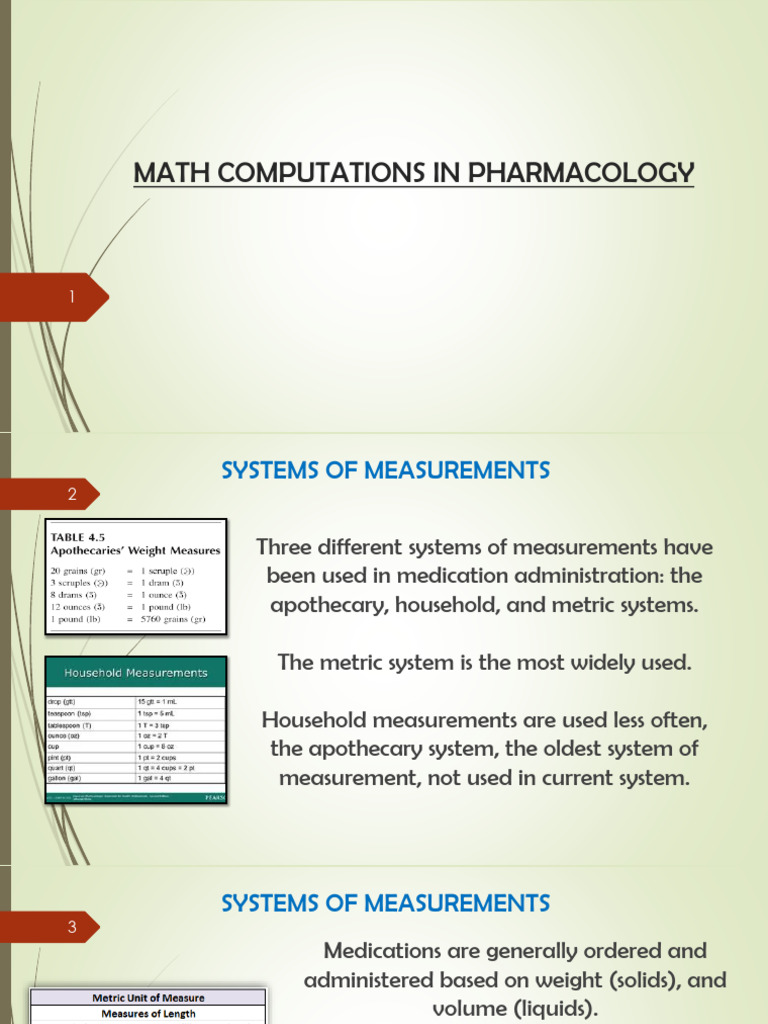 106 5 Math Computations in Pharmacology | PDF | Intravenous Therapy ...