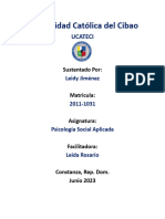 Psicología Social Aplicada La Delincuencia y El Desempleo