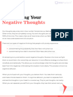 Challenging Your Negative Thoughts