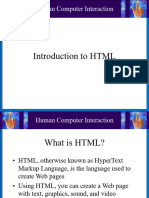 Intro HTML