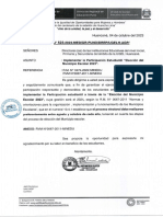 OM #523 Elección Municipio Escolar 2023