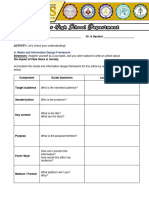 A. Media and Information Design Framework: The Impact of Fake News in Society