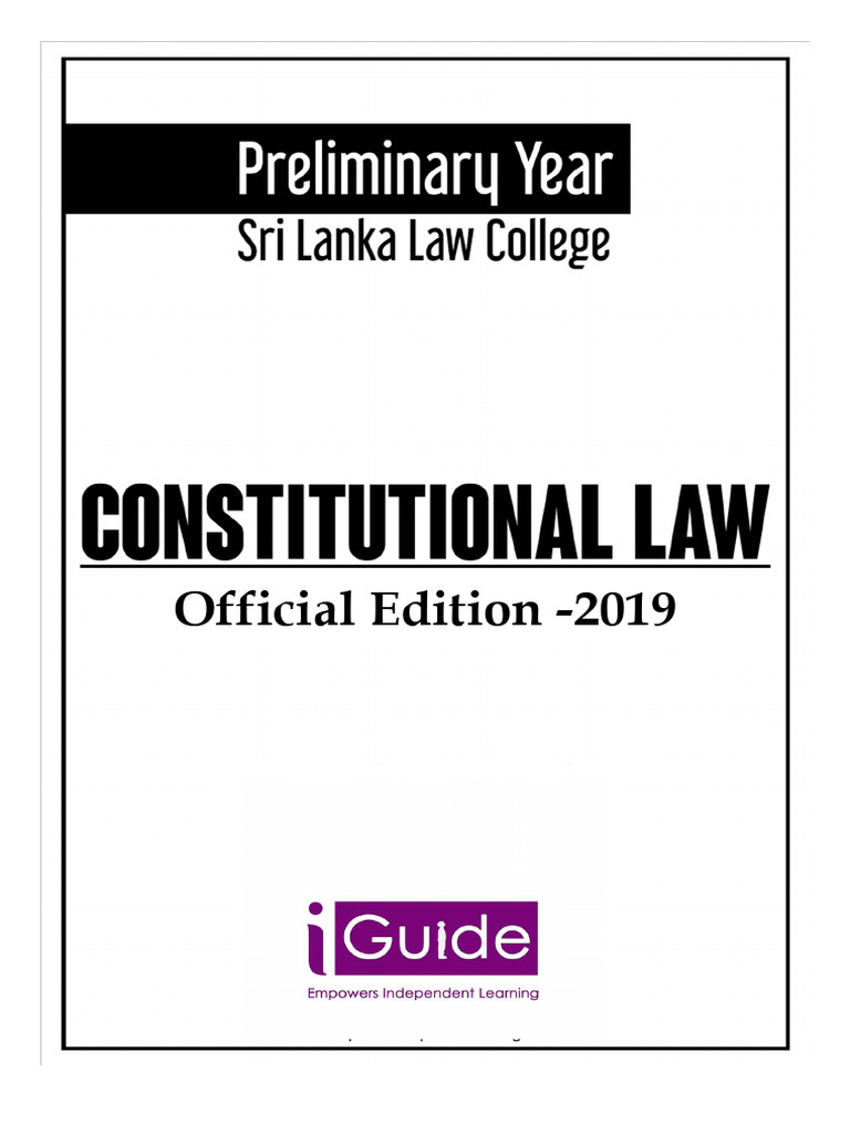 Constitutional Law | PDF | Rule Of Law | Detention (Imprisonment)