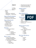 Developmental Biology (Laboratory) Notes