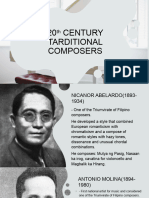 20th Century Tarditional Composers