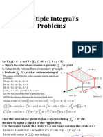 Multiple Integral's Problems