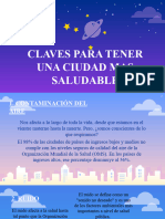 Claves para Tener Una Ciudad Mas Saludable