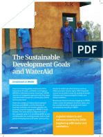 The SDGs and WaterAid