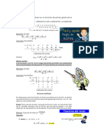 División de Polinomios - RUFFINI