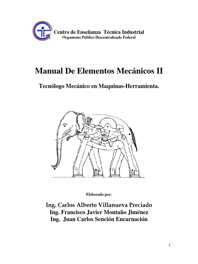 Manualdeelementosmecanicos Ii Segunda Edicion Pdf Engranaje