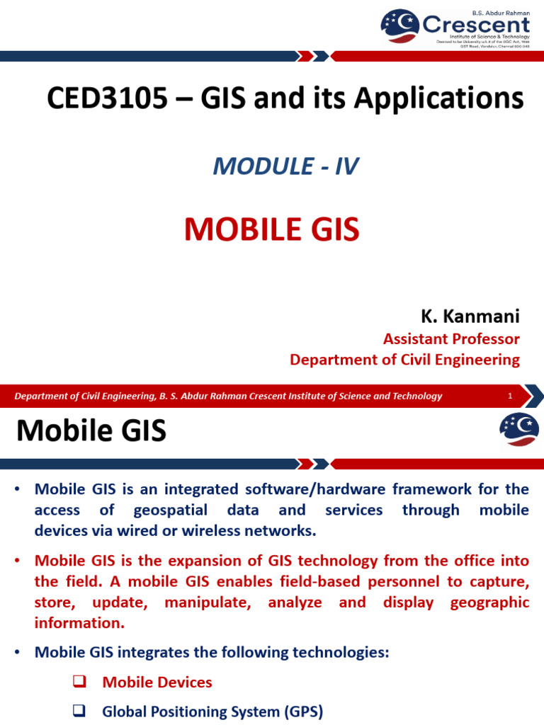 9 Mobile Gis Pdf Geographic Information System Mobile Device