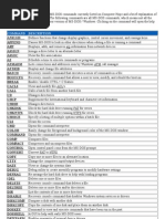 Command Description: Ms-Dos Overview