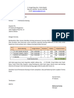 Surat Pemesanan Barang