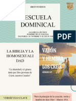 La Biblia y La Homosexualidad