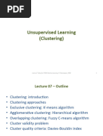 6.nsupervised Learning Clustering Lecture 7 Slides For4962