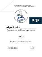Resolución de Problemas Algorítmicos - 2° B.T.I.