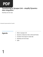 ExportToDatalakeTransitionsToSynapseLink V 01