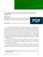 2021 - 15 Questões Conceituais Do Direito Ambiental Brasileiro