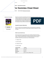 Electronics For Dummies Cheat Sheet