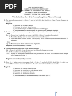 Worksheet On Chapter 5 Receivables