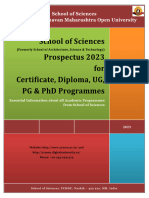 School of Sciences Prospectus 2023 - 8aug2023