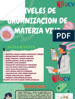 Niveles de Organizacion de Materia Viva