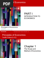 Consolidated PPT - Chap 1 and 2 - The Scope and Method of Economics and The Economic Problem - Scarcity and Choice