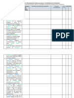 Matriz de Analisis Desempeños 2°