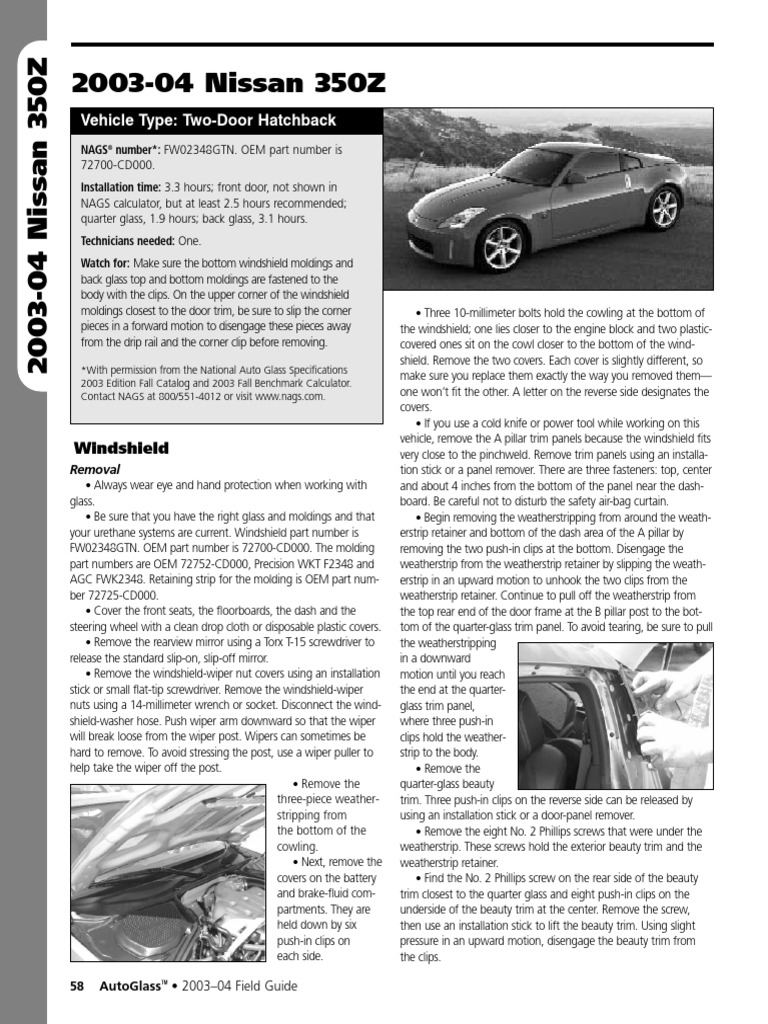 2003 NISSAN 350Z SERVICE MANUAL PDF intelligence overview