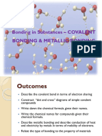 Bonding - Covalent N Metallic Bond
