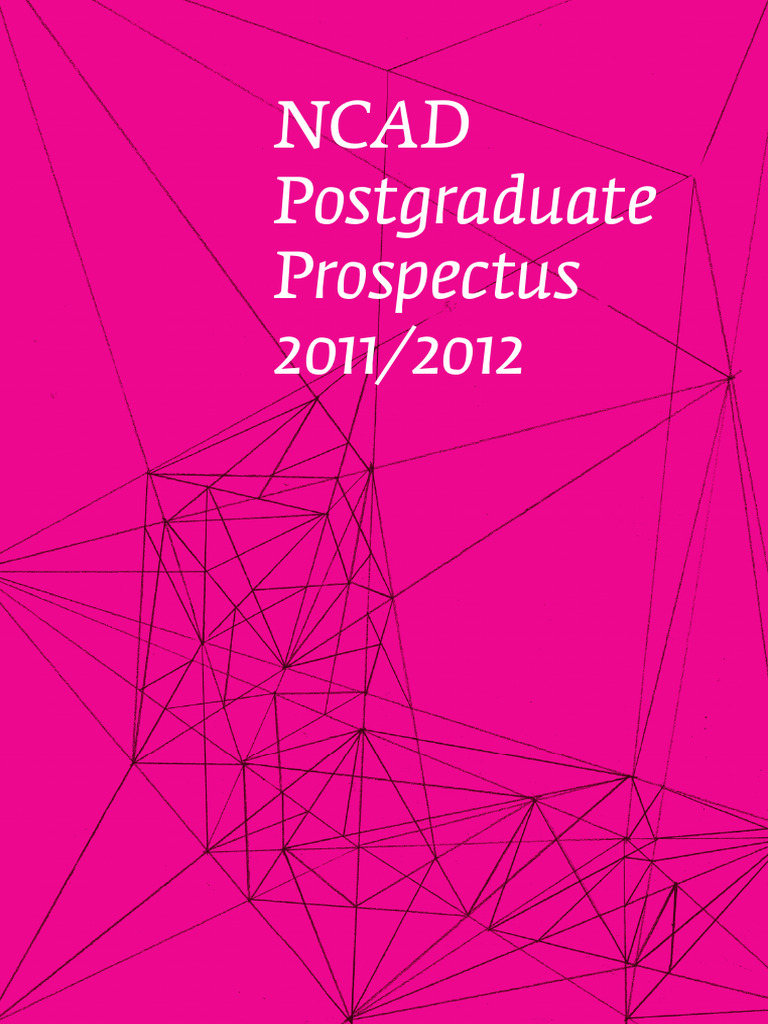 NCAD PostGrad Prospectus PDF Postgraduate Education Doctor Of