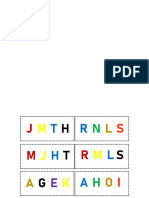 Pareo Visual Letras