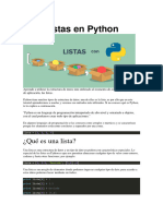 Listas en Python