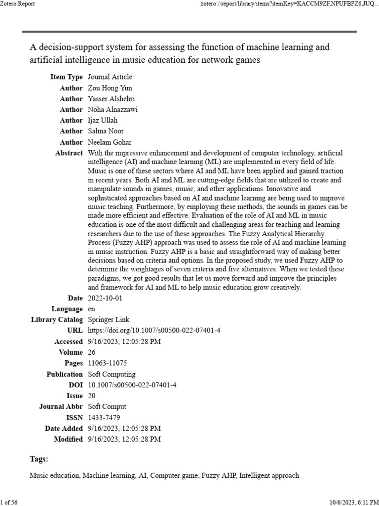 Ai in music education source list pdf intelligence ai semantics