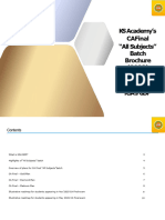 KS Academy CA Final GDP Brochure 2023
