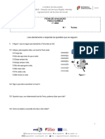 Ficha de Avaliação - Físico-Química