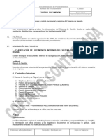 Procedimiento de Control Documental (CDG-PD-ADR01)
