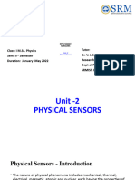 Unit-2 Sensors Pressure Sensors