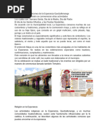 Costumbres y Tradiciones de La Esperanza Quetzaltenango