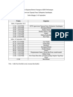 Rundown Kegiatan Retreat 2023