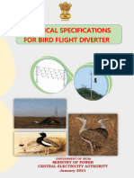Technical Specifications For Bird Flight Diverter