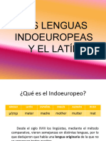 Las Lenguas Indoeuropeas y El Latín