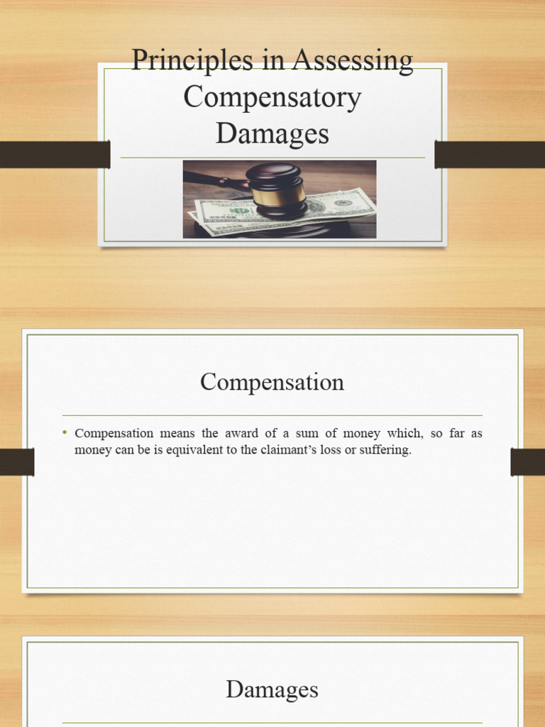 Understanding Compensatory Damages | PDF | Damages | Negligence