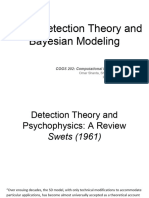 Signal Detection Theory and Bayesian Modeling: COGS 202: Computational Modeling of Cognition