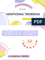 Efectos Generales de Las Hormonas Tiroideas