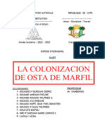 Expose - Les Etapes de La Colonisation de La Ci - Espagnol