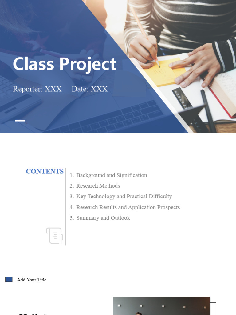 Class Project Research Overview | PDF