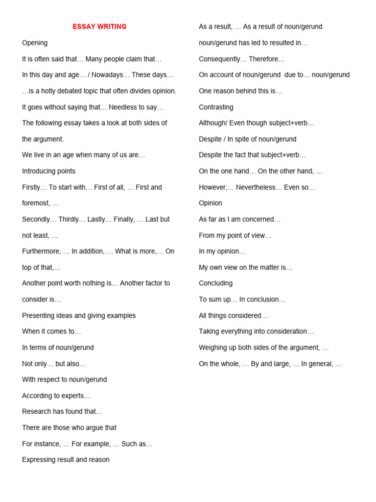 Linking words, vocabulary B2 LEVEL PDF Reason